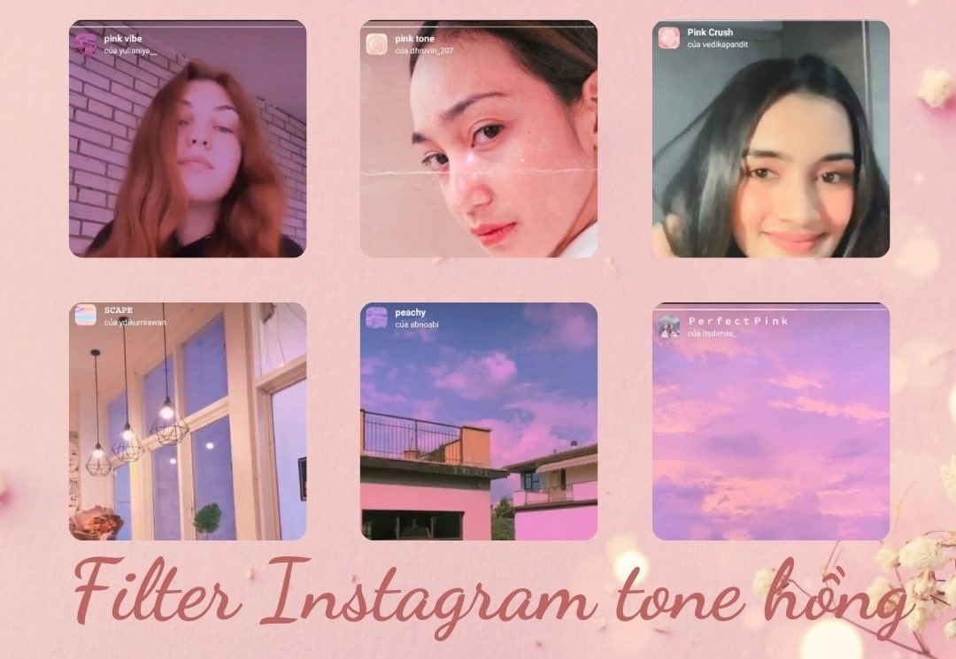 Những Filter Instagram Tone Hồng Giúp Bạn Thêm Ngọt Ngào Và Cá Tính