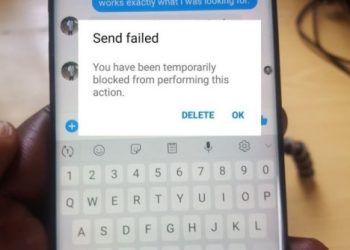 Messenger bị chặn gửi tin nhắn