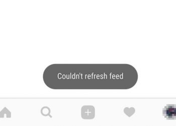 Instagram không thể làm mới bảng tin