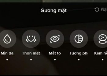 TikTok không có phần Làm đẹp
