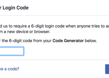 Facebook không gửi mã xác minh
