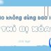 Zalo không dùng bao lâu thì bị xóa