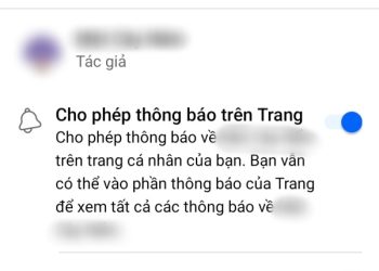 Cách tắt thông báo từ Page trên trang cá nhân