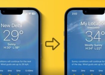 Cách thay đổi vị trí thời tiết trên iPhone