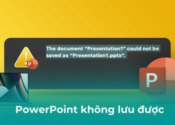 PowerPoint không lưu được