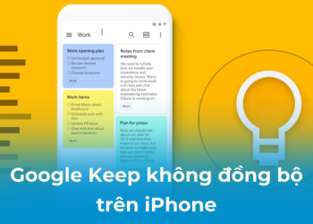 Cách khắc phục Google Keep không đồng bộ trên iPhone