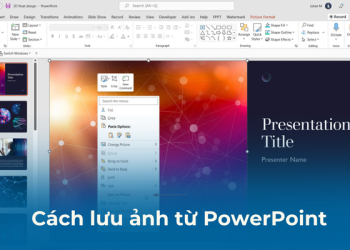 Cách lưu ảnh từ PowerPoint